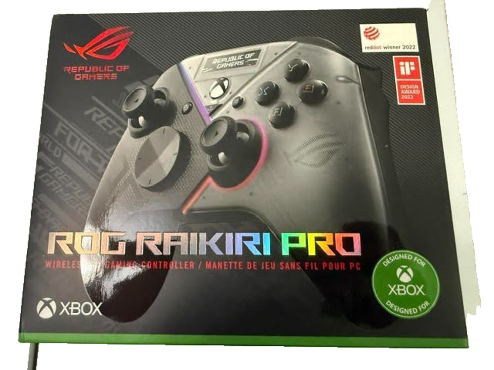 ASUS ROG Raikiri Pro Wireless Controller OLED Xbox Series X S PC Black New
